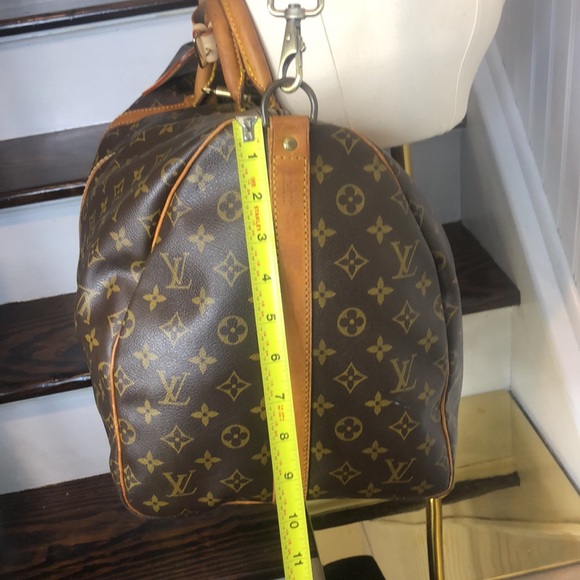 LOUIS VUITTON LV55 Keepall Monogram Bandolier Crossbody Strap Weekend Bag VI8902 - Picture 15 of 17